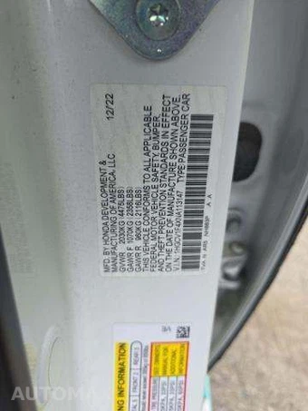 2022 Honda Accord Sedan Sport SE 1.5T - miniatura 6