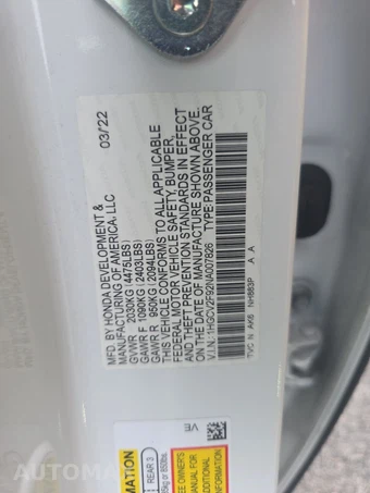 2022 Honda Accord Sedan Touring 2.0T - miniatura 14