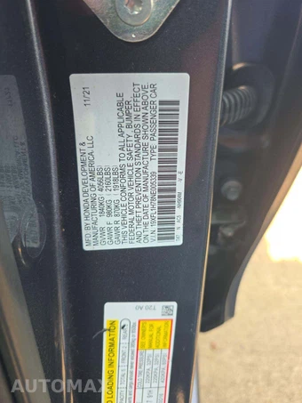 2022 Honda Civic Hatchback EX-L - miniatura 2