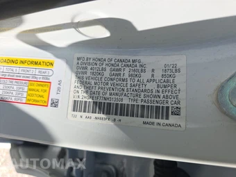 2022 Honda Civic Sedan EX - miniatura 14