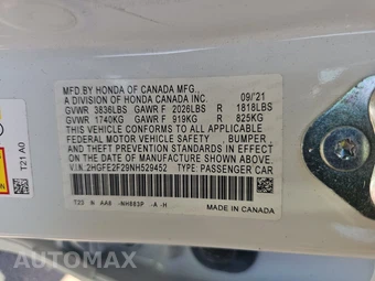 2022 Honda Civic Sedan LX - miniatura 14