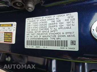 2022 Honda CR-V EX-L - miniatura 21