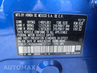 2022 Honda HR-V EX - miniatura 2