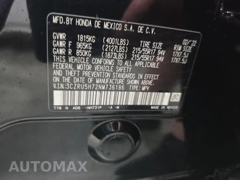 2022 Honda HR-V EX-L - miniatura 11
