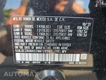 2022 Honda HR-V LX - miniatura 5