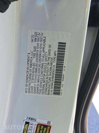 2022 Honda Odyssey Elite 118.1" WB - miniatura 5