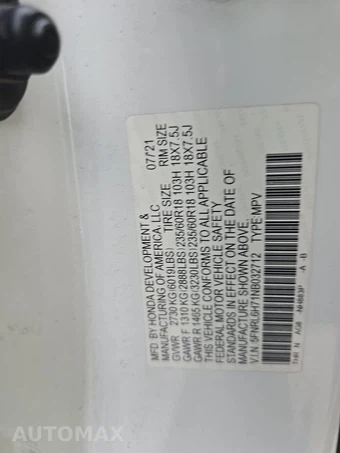 2022 Honda Odyssey EX-L 118.1" WB - miniatura 16