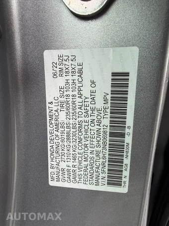 2022 Honda Odyssey EX-L 118.1" WB - miniatura 48