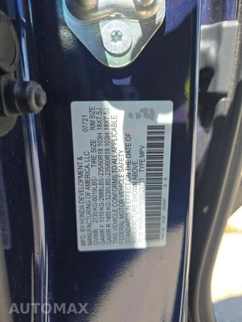 2022 Honda Odyssey EX-L 118.1" WB - miniatura 5