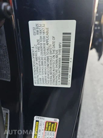 2022 Honda Odyssey EX-L 118.1" WB - miniatura 22