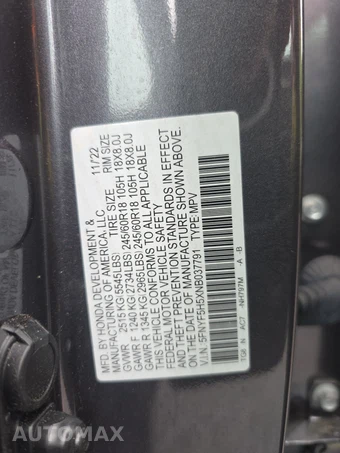 2022 Honda Pilot EX-L - miniatura 15