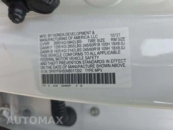 2022 Honda Pilot EX-L - miniatura 5
