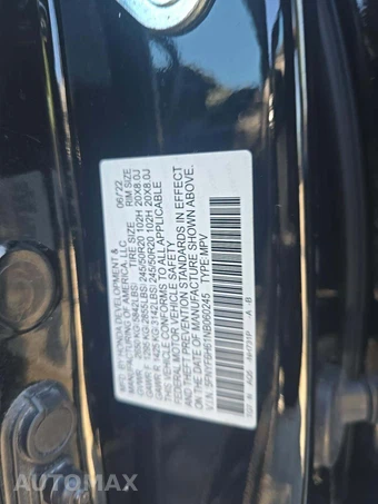 2022 Honda Pilot Touring 7-Passenger - miniatura 5