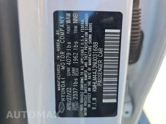2022 Hyundai Elantra Hybrid Blue - miniatura 5