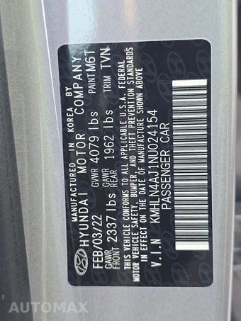 2022 Hyundai Elantra Hybrid Limited - miniatura 14