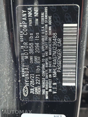 2022 Hyundai Elantra Limited - miniatura 14