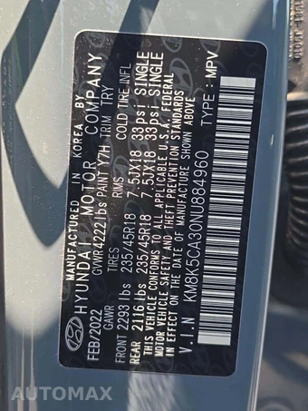 2022 Hyundai Kona Limited - miniatura 5
