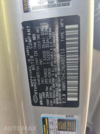 2022 Hyundai Palisade Calligraphy - miniatura 5