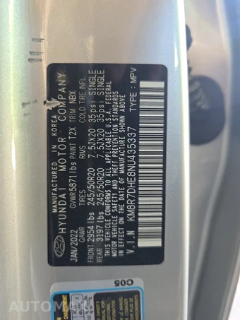 2022 Hyundai Palisade Calligraphy – miniatura 15