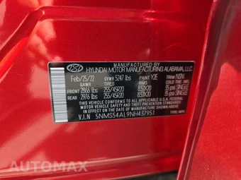 2022 Hyundai Santa Fe Calligraphy - miniatura 5