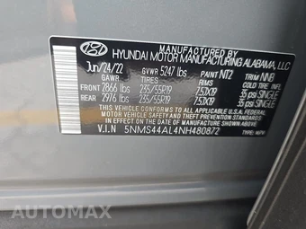 2022 Hyundai Santa Fe Limited - miniatura 15