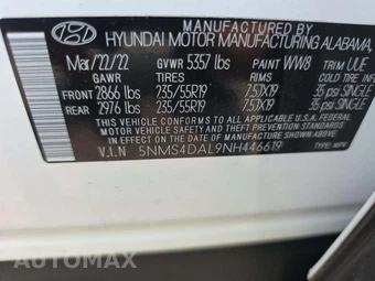 2022 Hyundai Santa Fe Limited - miniatura 5