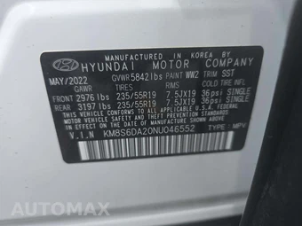 2022 Hyundai Santa Fe Plug-In Hybrid SEL Convenience - miniatura 5