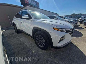 2022 Hyundai Tucson Hybrid Blue - miniatura 4