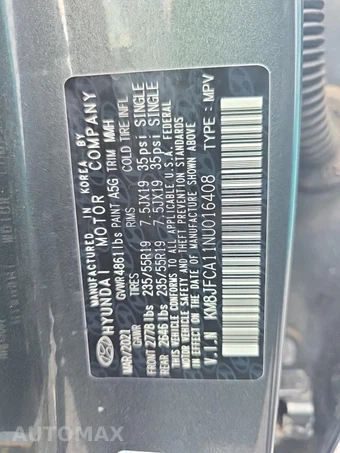 2022 Hyundai Tucson Hybrid SEL Convenience - miniatura 11