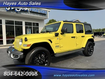 2022 Jeep Wrangler Unlimited 4xe Sahara - samochód z USA z aukcji Manheim, oferta Kup Teraz w AUTOMAX