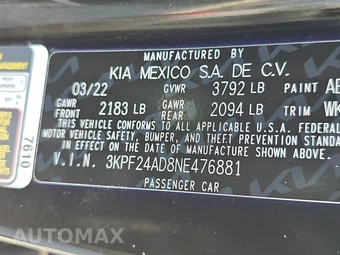 2022 Kia Forte LXS - miniatura 15