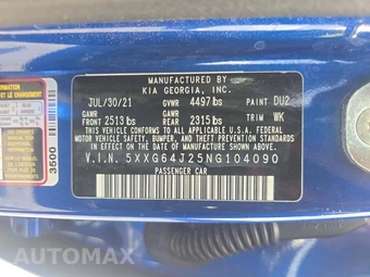 2022 Kia K5 GT-Line – miniatura 2