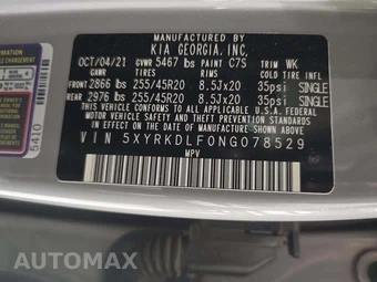 2022 Kia Sorento SX - miniatura 5