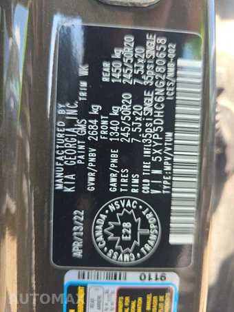 2022 Kia Telluride SX - miniatura 5