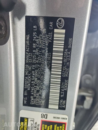 2022 Lexus ES 350 – miniatura 14