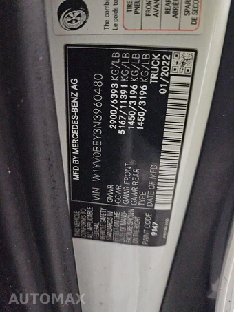 2022 Mercedes-Benz Metris Cargo Van 126.0" WB - miniatura 16
