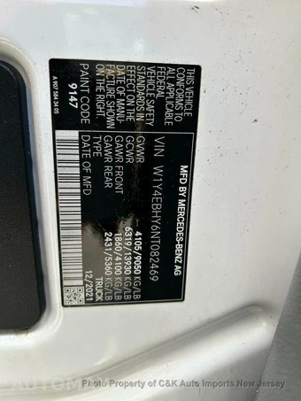 2022 Mercedes-Benz Sprinter 2500 Cargo Van Standard Roof 144.0" WB - miniatura 70