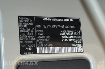 2022 Mercedes-Benz Sprinter 2500 Cargo Van Standard Roof 144.0" WB - miniatura 23