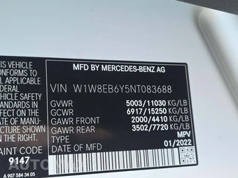 2022 Mercedes-Benz Sprinter 3500XD Cargo Van DRW Standard Roof 144.0" WB - miniatura 2