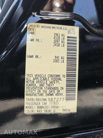 2022 Nissan Altima S – miniatura 5