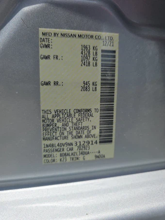 2022 Nissan Altima SV – miniatura 14