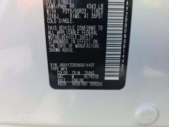 2022 Nissan Armada Platinum - miniatura 2