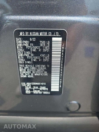 2022 Nissan Armada Platinum – miniatura 5