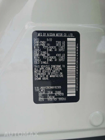 2022 Nissan Armada SL – miniatura 2