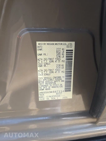 2022 Nissan Frontier PRO-4X Crew Cab Medium Bed – miniatura 14