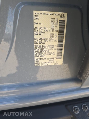 2022 Nissan Frontier PRO-X Crew Cab Medium Bed - miniatura 14
