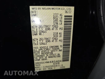 2022 Nissan Frontier PRO-X Crew Cab Medium Bed – miniatura 14
