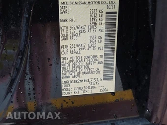 2022 Nissan Frontier SV Crew Cab Medium Bed – miniatura 14