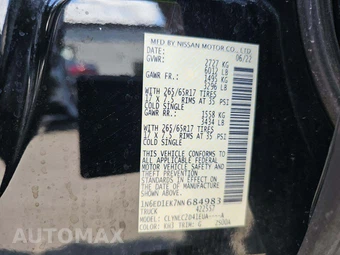 2022 Nissan Frontier SV Crew Cab Medium Bed – miniatura 5