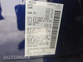 2022 Nissan Pathfinder Platinum – miniatura 19
